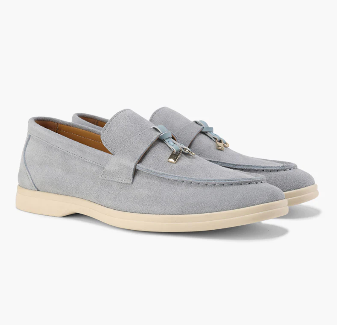 Old Money Suede Lady Loafers