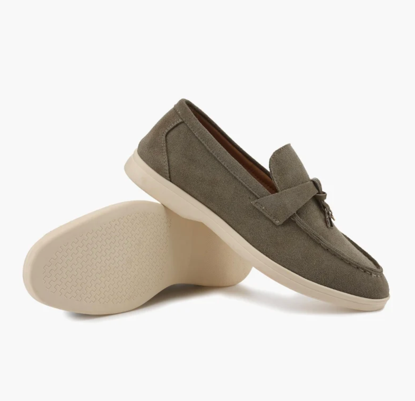 Old Money Suede Lady Loafers