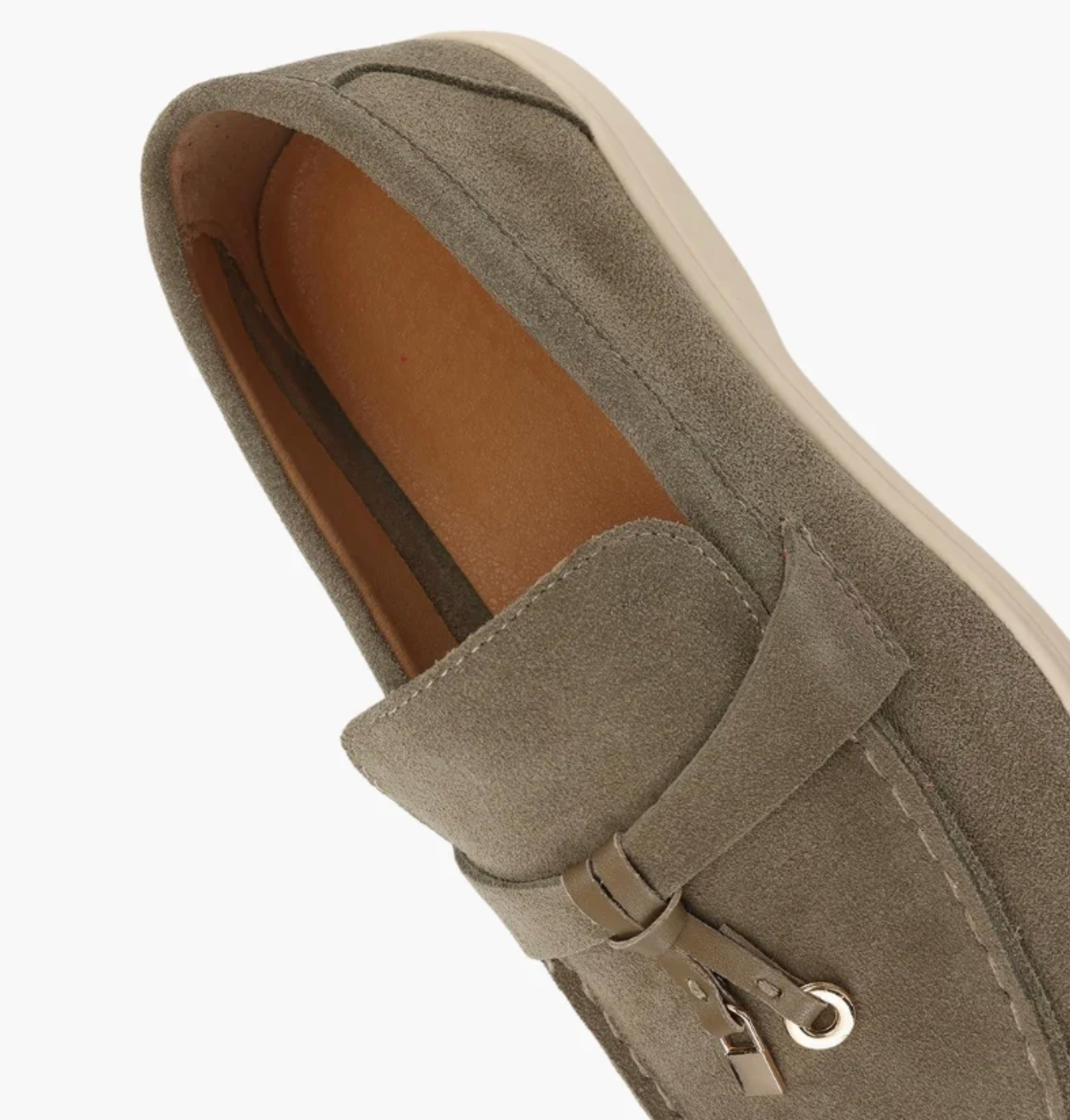 Old Money Suede Lady Loafers