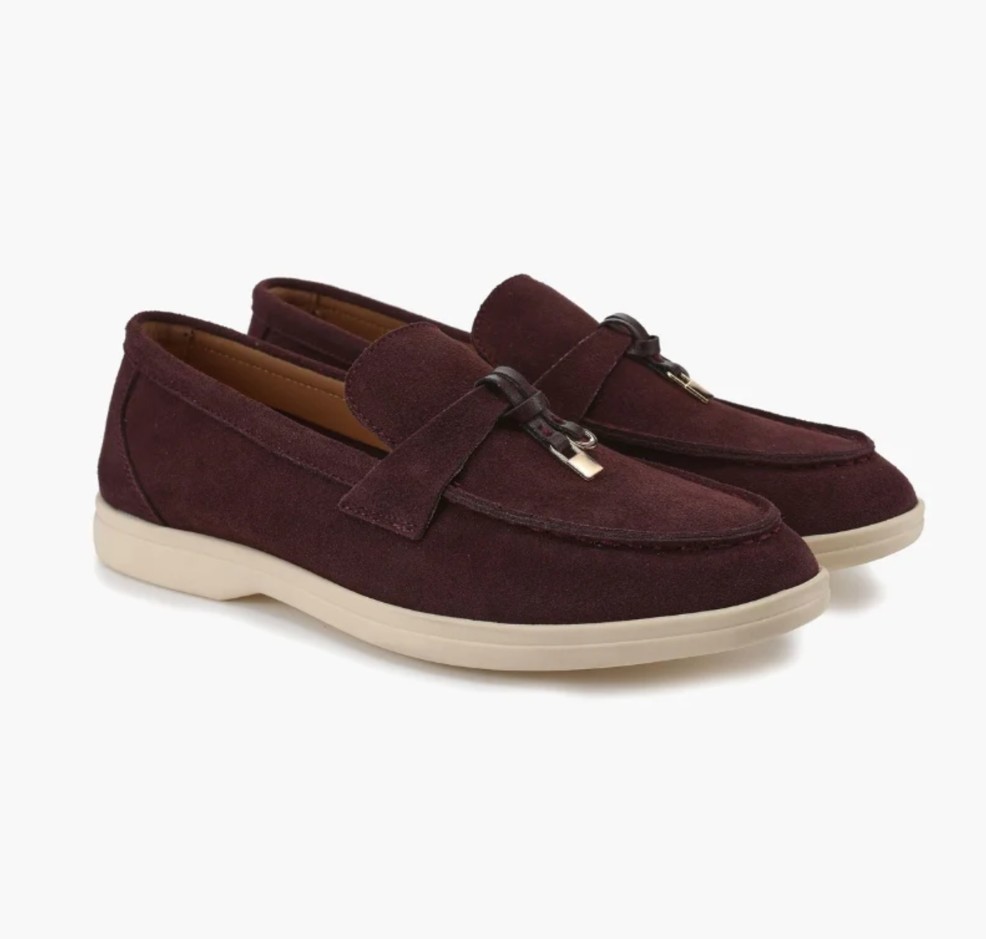 Old Money Suede Lady Loafers