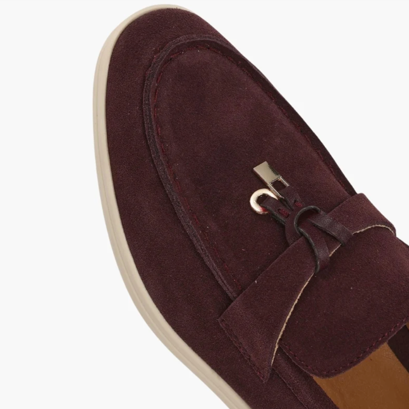 Old Money Suede Lady Loafers