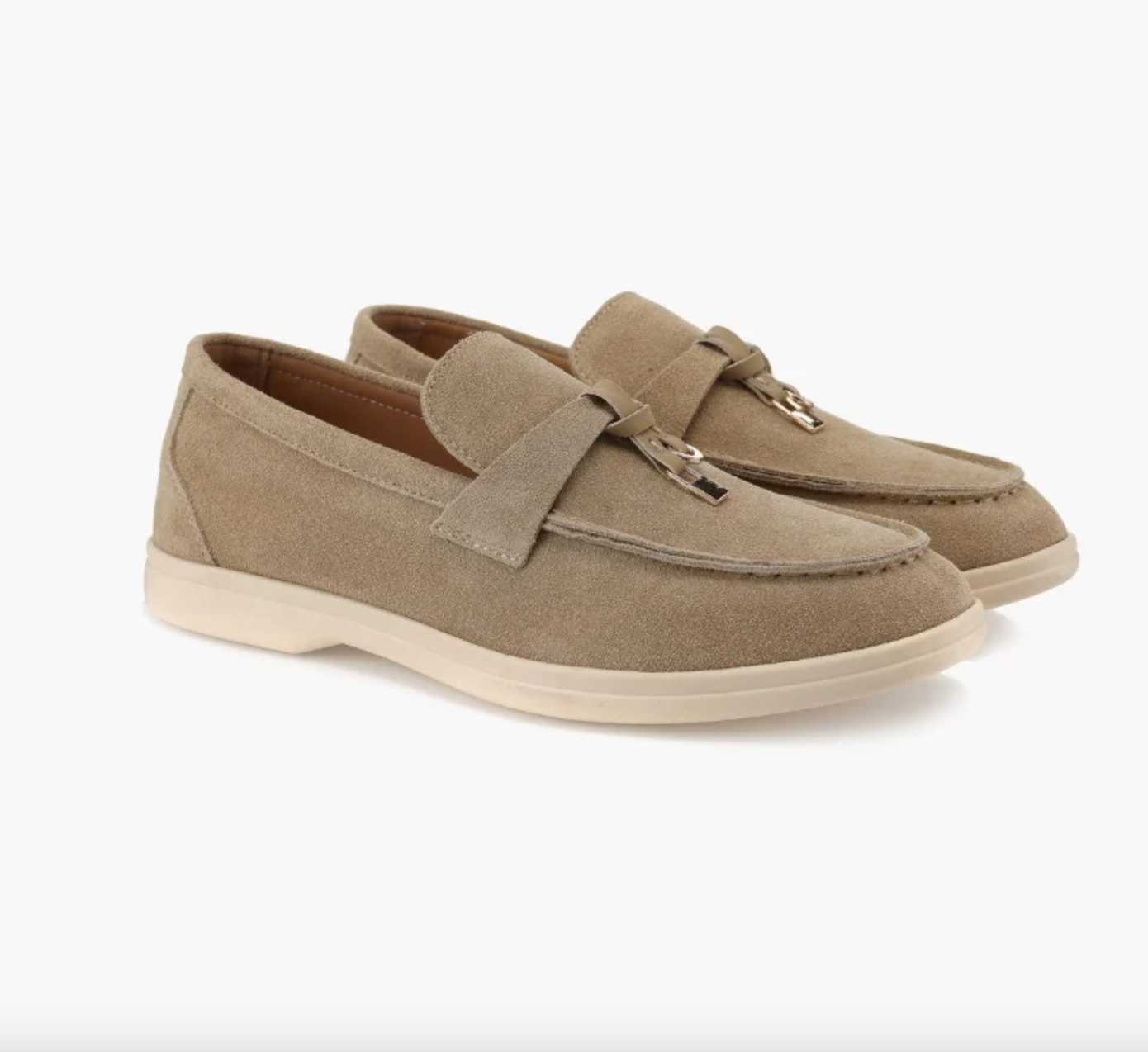 Old Money Suede Lady Loafers
